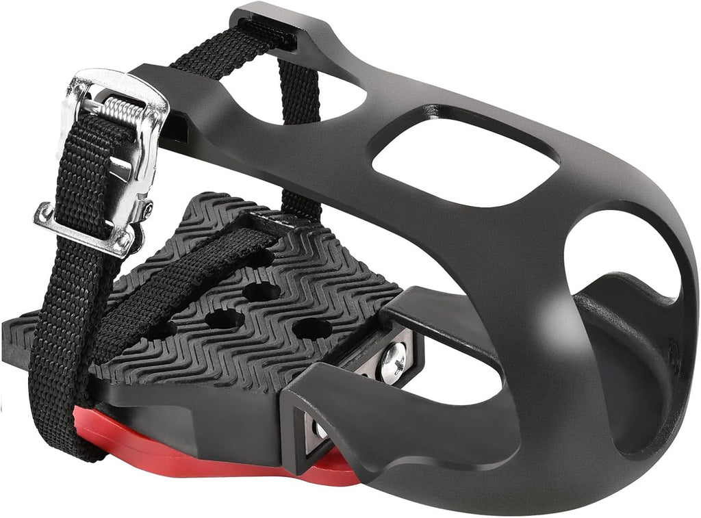Toe Clips Cage Bike Pedals Adapter & Converter Compatible with Peloton