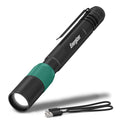 Energizer X-400 Pen Light Flashlight Rechargeable, Bright Penlight IPX4 Water-Resistant, Lightweight and Durable, Rechargeable Flashlight, USB Charging Cable Included