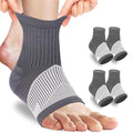 DRNAIETY Ankle Brace Socks - Compression Sleeves for Plantar Fasciitis & Achilles Tendonitis | Comfortable & Breathable (XL)