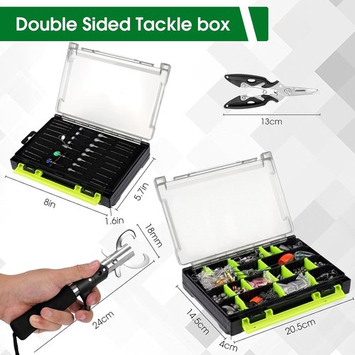 FONMANG 601-Piece Fishing Tackle Box - Complete Fishing Gear Set | 2025 Christmas Limited Edition Gifts for Men