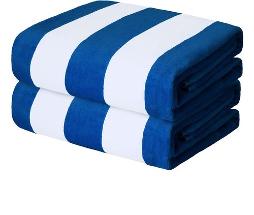 Exclusivo Mezcla Oversized Cotton Beach Towels - Super Absorbent & Plush | 35x70 Inches, Ocean Blue