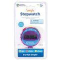 Learning Resources Simple Stopwatch - Ideal for Science Investigations & Timed Math Exercises | Ages 5+