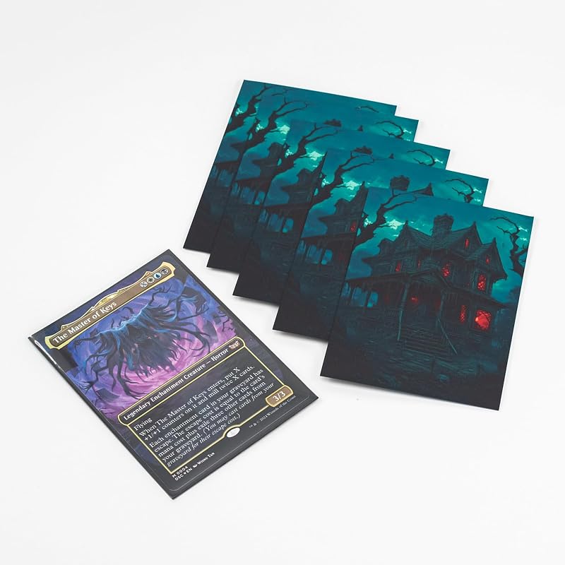 Card Sleeves for Collectible Cards - 100 Count Protectors by Arcanum Industries
