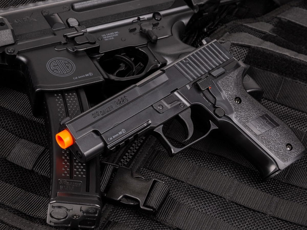 Sig Sauer MPX Airsoft Rifle - Spring Operated Kit with P226 Spring Pistol | Durable & High-Performance