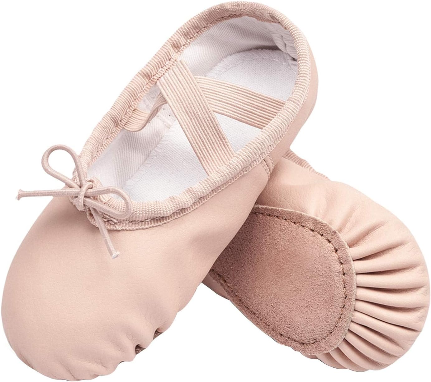 Stelle Ballet Shoes - Soft Leather Toddler & Kids Dance Slippers | Comfortable & Stylish