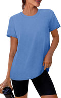 Skiennix Women's Workout Tops - Short Sleeve Athletic Shirts for Summer | Pilates & Yoga | S-3XL