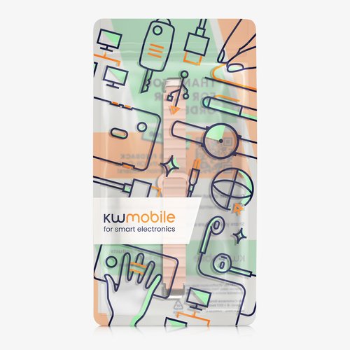 kwmobile Strap Compatible with Fitbit Inspire 3 - Silicone Magnetic Closure - 5.5-8.7 inches (14-22 cm) - Dusty Pink