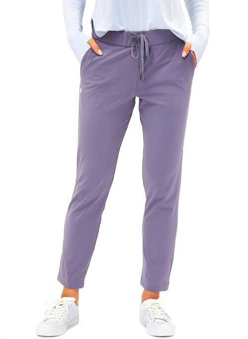 G Gradual Women's Stretch Ankle Pants - 7/8 Length with Deep Pockets for Golf, Travel & Lounge
