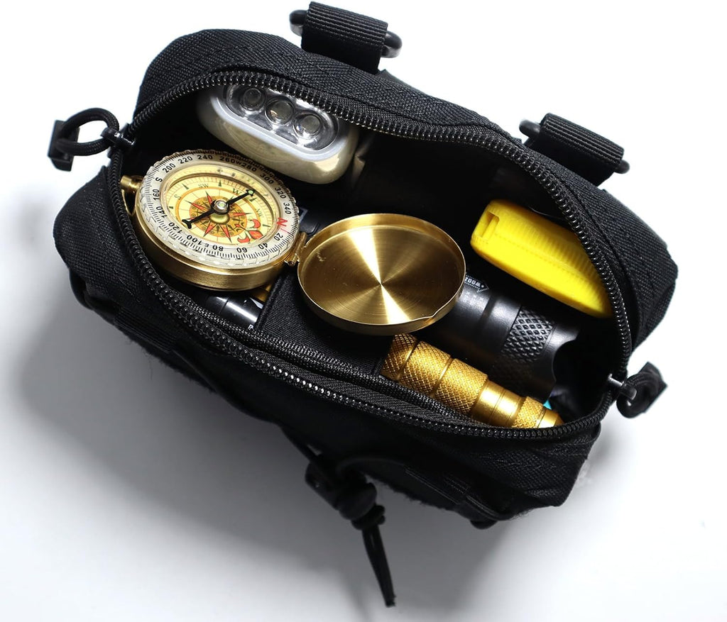 Skiennix Tactical Molle Admin Pouch - Compact Utility EDC Tool Bag | Versatile Waist Pack for Phones & Essentials