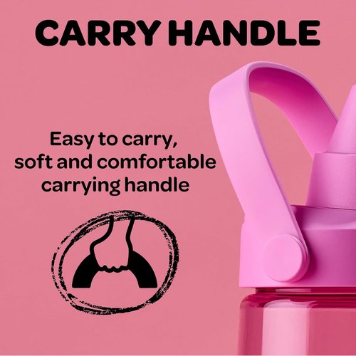 CamelBak Crayola Chug Water Bottle - Limited Edition Pink Flamingo, 25oz Tritan Renew Design
