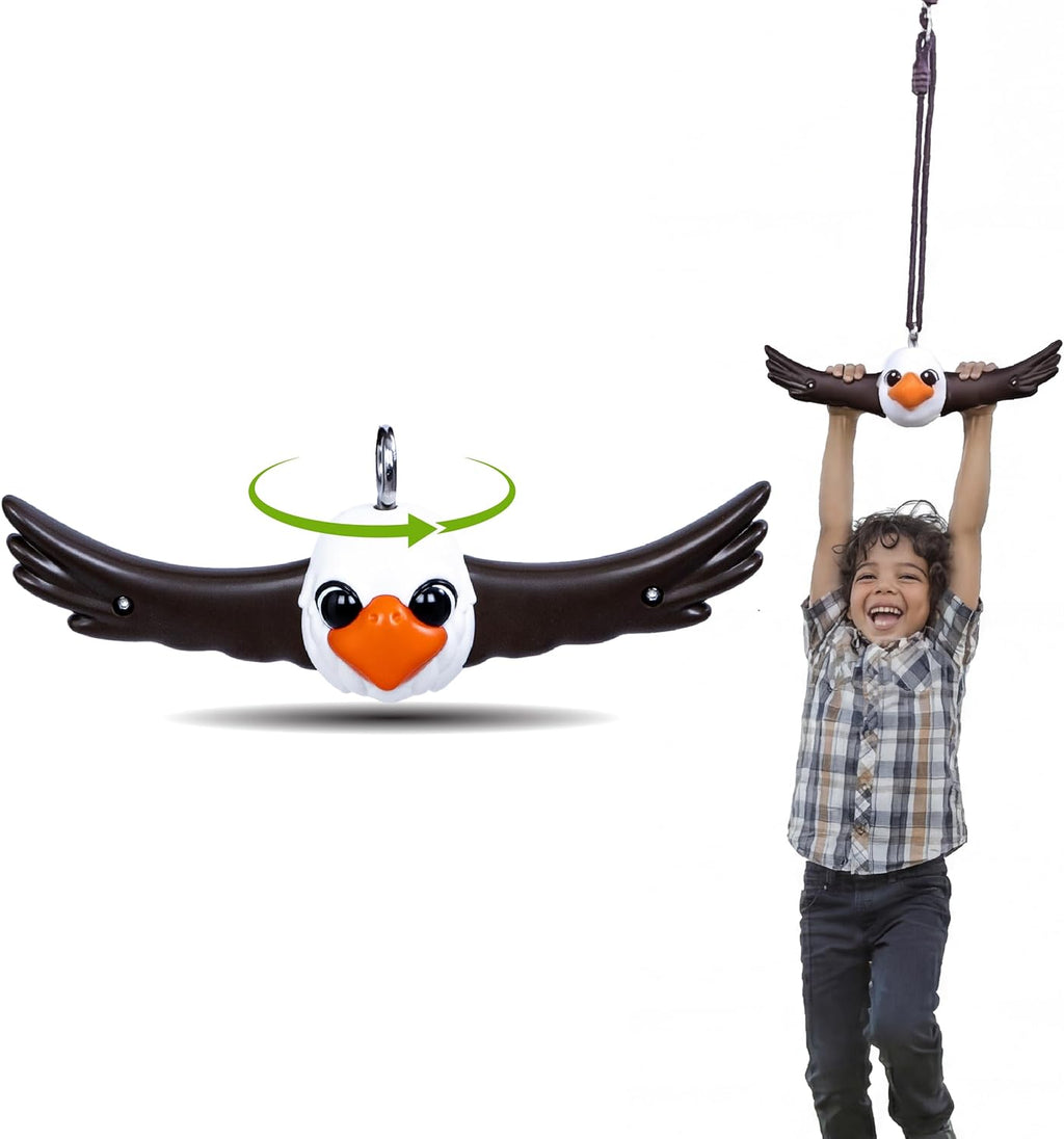 Swurfer Ninja Twister Swing Set - 360° Spin Toy for Kids | Durable Backyard Play, Easy Install, Up to 300lbs