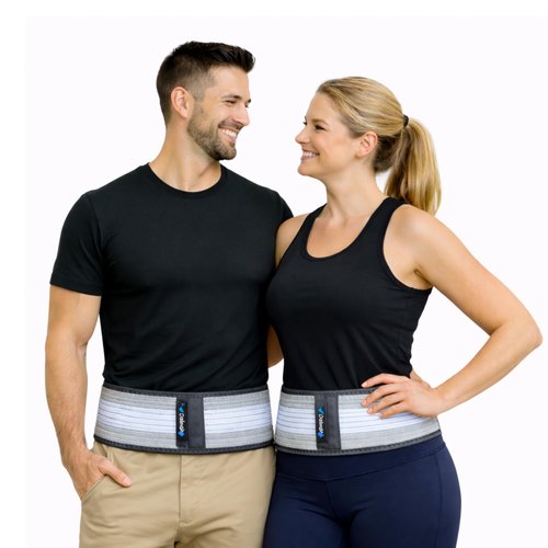 Dainely Sacroiliac Si Joint Support Belt - Sciatica Pain Relief Belt - Hip Stabilizer Belt for Men & Women - Pelvic support band for Lower Back Regular 30-42”