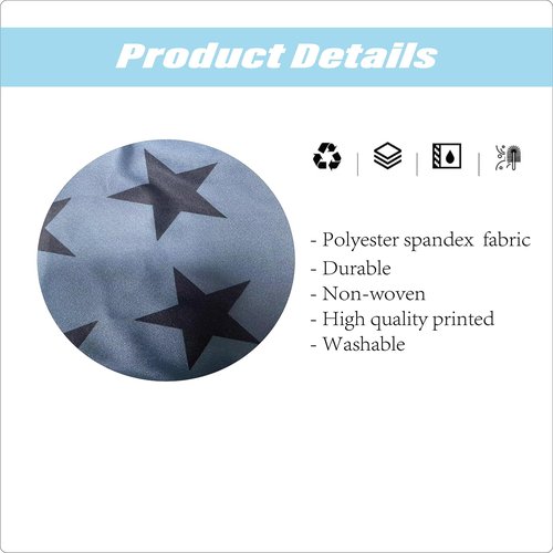 JINJUNINS Spats Cleat Covers Sublimation Printing (Sky, S)