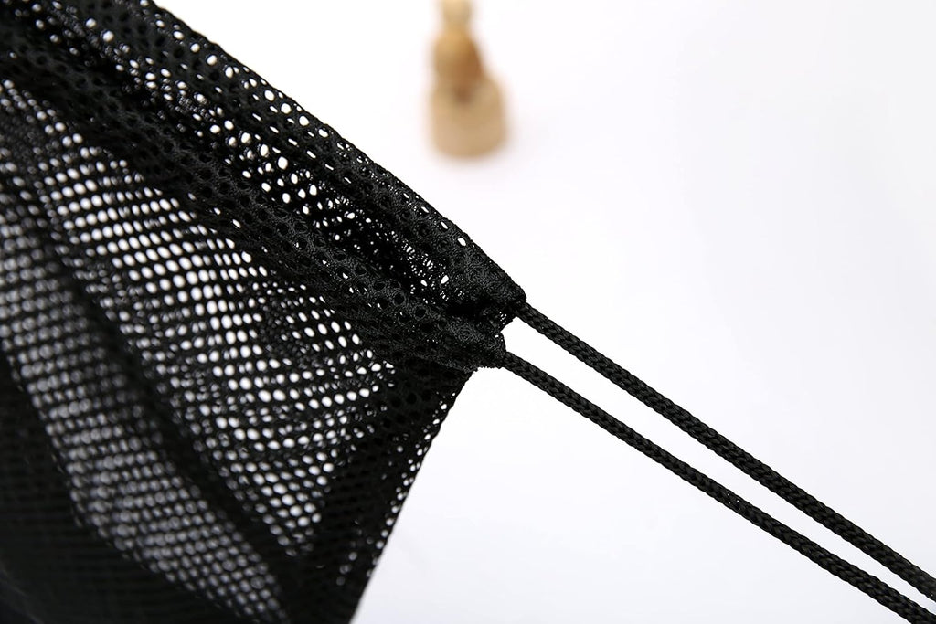 Palmhomee Mesh Drawstring Bags - Pack of 4 for Sports, Gym, Laundry & Beach - Mixed Sizes