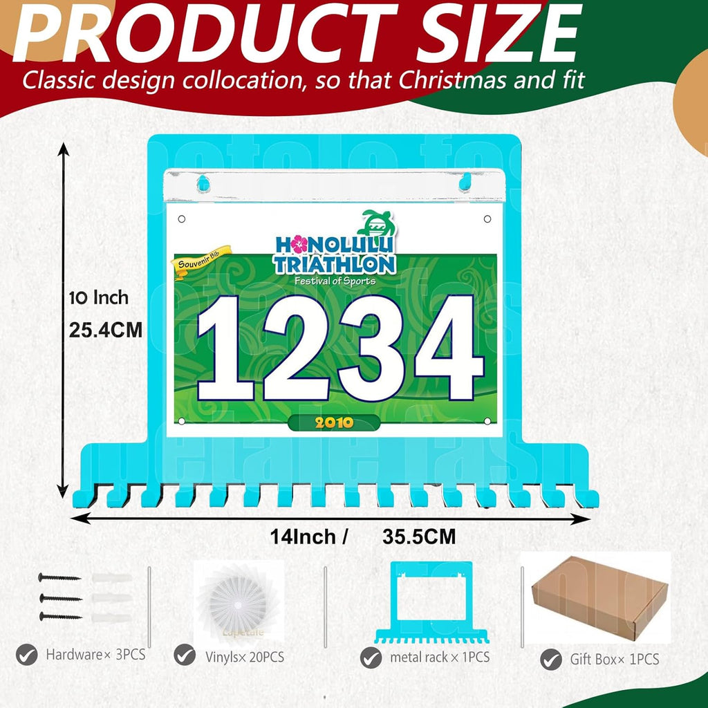 Skiennix Race Medal Holder - Stylish Wall Hanger for Marathon Medals | Perfect Gift for Runners