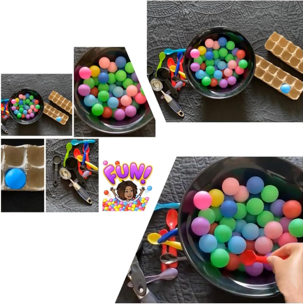 XIPEGPA Table Tennis Balls - 40mm Plastic Ping Pong Balls for Games, Parties & Pet Fun | 30 or 80 Pack