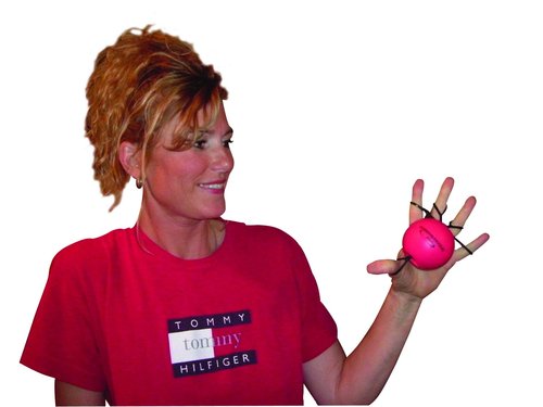Handmaster Plus Physical Therapy Hand Exerciser - Forearm Exerciser with Stress Relief Ball - Hand Therapy Balls for Exercise, Training - Finger Exerciser & Strengthener