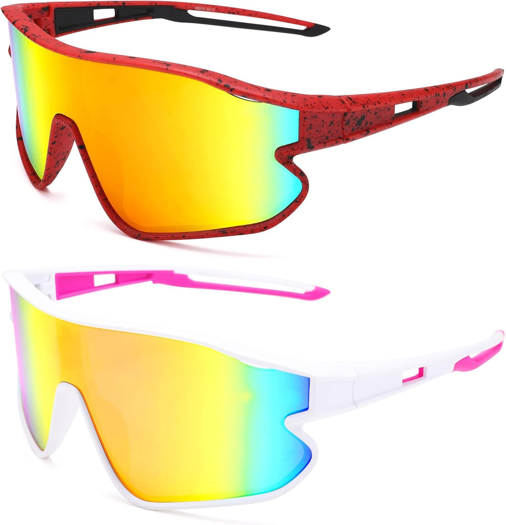 Skiennix Kids Baseball Sunglasses - Youth Sports Shades for Boys & Girls Age 6-14