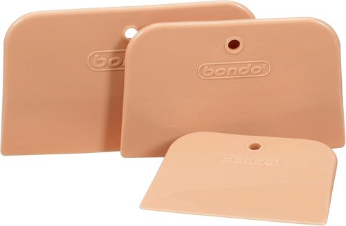 Bondo Spreader 3-Pack | Versatile Spreading Tools in 3 Sizes for Smooth Finishes