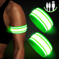 Fokia Kunbio LED Armband - High Visibility Light-Up Safety Gear for Night Running | Adjustable for Men, Women, Kids