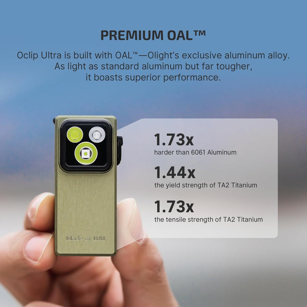 OLIGHT iMini 2 EDC Rechargeable Keychain Flashlight - Compact & Versatile Clip-On Light Bundle