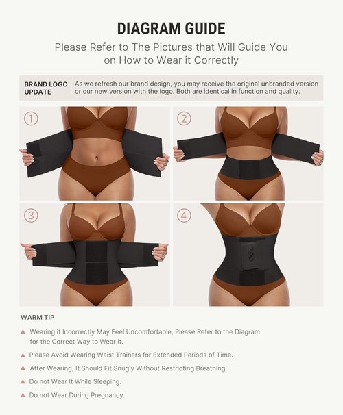FeelinGirl Waist Trainer Belt - Tummy Control Ab Trimmer for Men & Women | Adjustable Size
