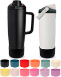 Kaitiaki Silicone Boot for Owala 30oz & 40oz FreeSip Sway Bottles & Tumblers - Non-Slip, Scratch-Resistant, Stability Enhancer, Available in 12 Colors (Very, Very Dark)