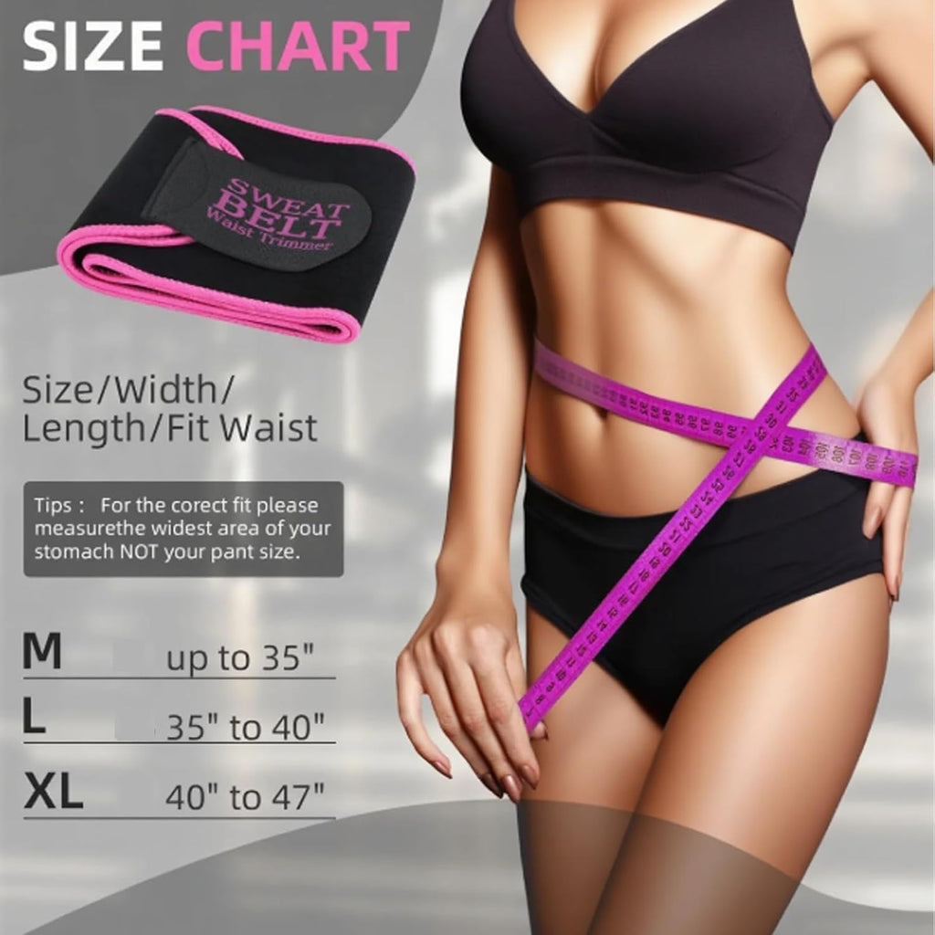 Skiennix Waist Trainer for Women - Effective Lower Belly Fat Reduction | Comfortable Sweat Band
