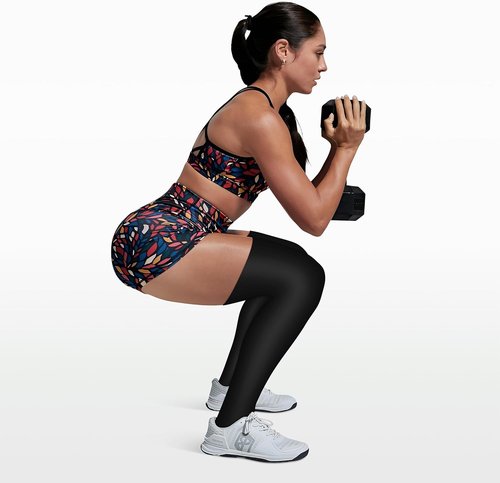 CHARMKING Compression Socks - Knee High Support for Men & Women | 3 Pairs for Running & Athletic Use