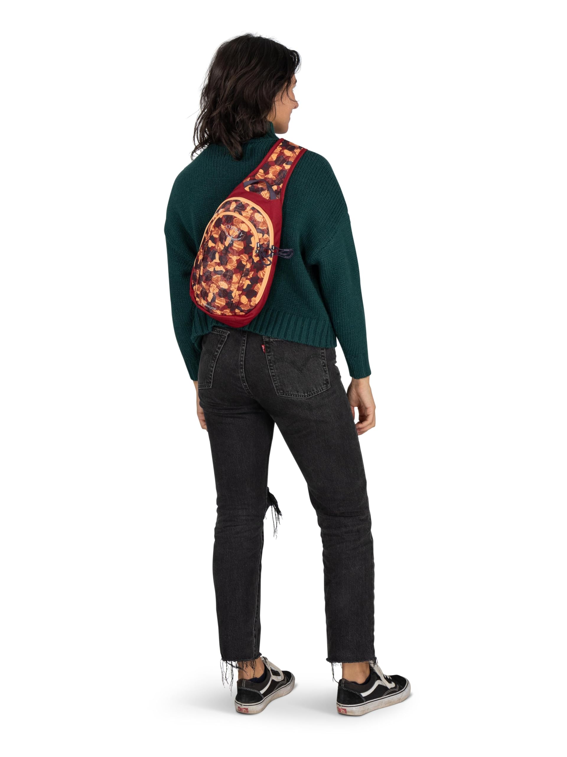 Osprey Daylite Shoulder Sling Bag – Compact Crossbody Sling Backpack for Everyday Carry, Festivals, and Travel – Lightweight, Comfortable Fit for Hands-Free Convenience, Tan Concrete
