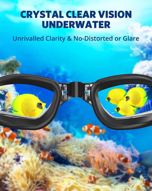 Aegend Swim Goggles - No Leak Design for Ultimate Protection | Perfect for Adults & Youth