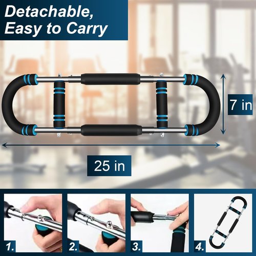 Arm Trainer,66-110lb Portable Chest & Arm Workout Equipment for Men,Removable Arm Exercise Equipment for Exercising Upper Body Muscles,Portable Spring Resistance Home Fitness Equipment.