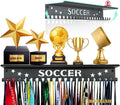 Skiennix Non-Slip Medal Hanger - Wall Display for Trophies & Medals | 16-Inch Length, Ideal for Sports