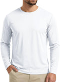 Boladeci Men's Long Sleeve UPF 80+ Sun Shirt - Lightweight UV Protection Rash Guard T-Shirt