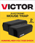 Victor Humane Mouse Traps - No Touch Electric Indoor Traps for Home | Pack of 2 - M250BSR-2