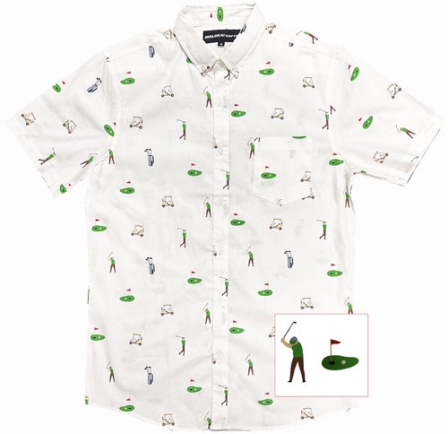Molokai Fun Novelty Shirts (Golf, Medium)