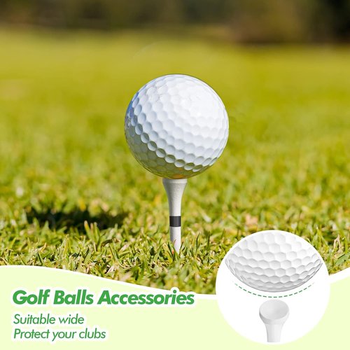 Mudder 600 Pack Golf Tees - Durable Multicolor Wooden Tees for Men | Perfect Golf Accessories