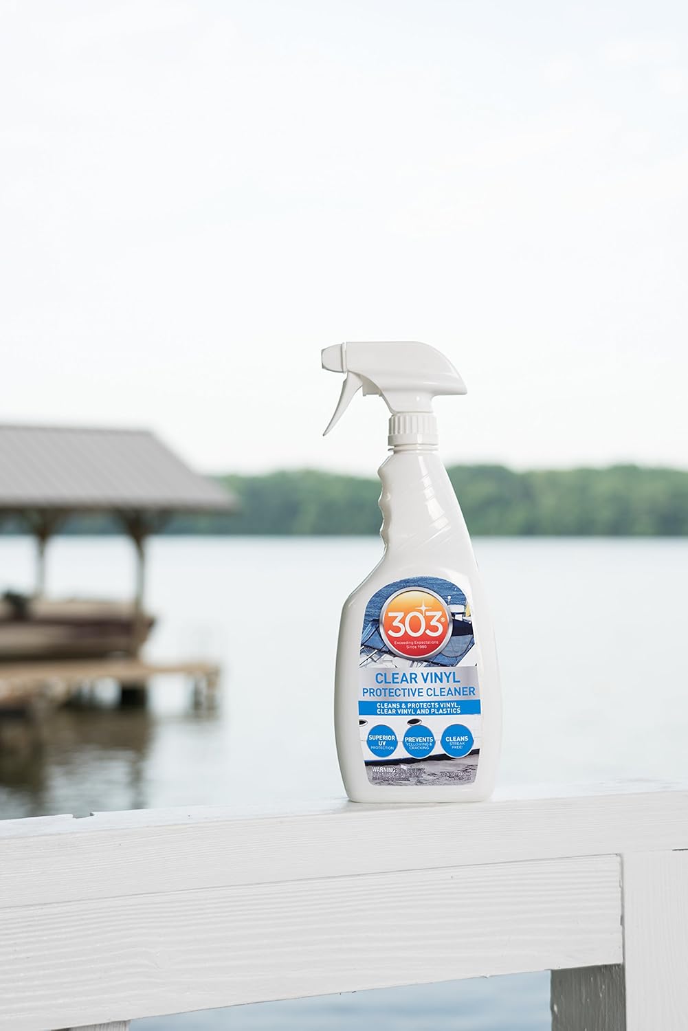 303 Products Marine Clear Protective Cleaner - Superior UV Protection for Vinyl & Plastics | 32oz (Pack of 2)