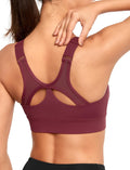 Yvette High Impact Sports Bra - Adjustable Front Zip Design for Supportive Fit | Plus Size Available