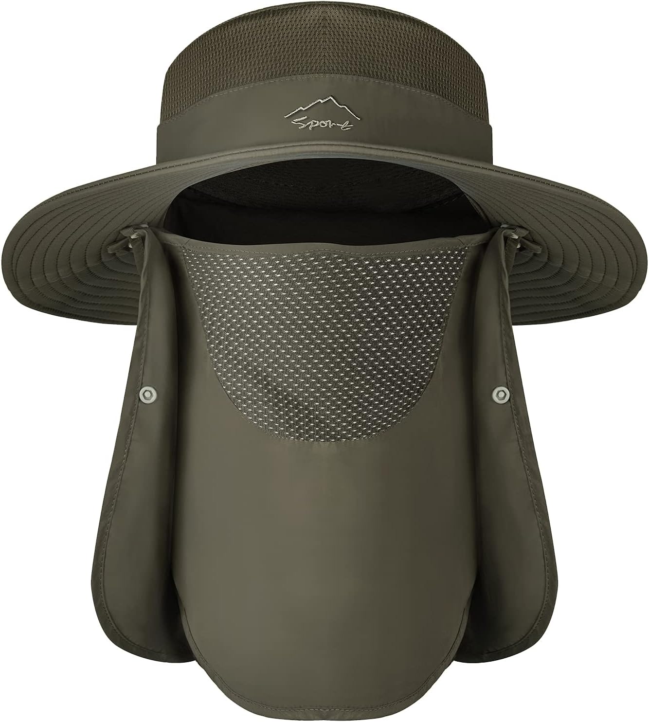 Sun Hats | Wide Brim Bucket Hat by [Brand Name] - UV Protection with UPF 50+ Face Cover & Neck Flap
