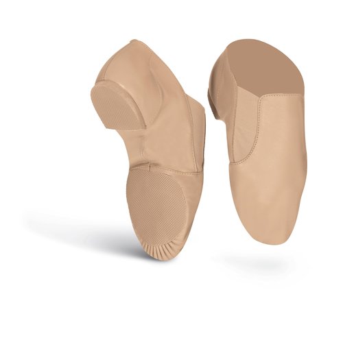 Theatricals Adult Side Inserts Jazz Shoes Light Suntan 07.0M T7602