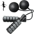Cordless Jump Rope for Fitness with Indoor Jumping Rope Weighted Ropeless Skipping Jump Rope for Men Women Kids High-Speed Rope Skipping for Narrow Space Fit Weight Loss and General Workouts