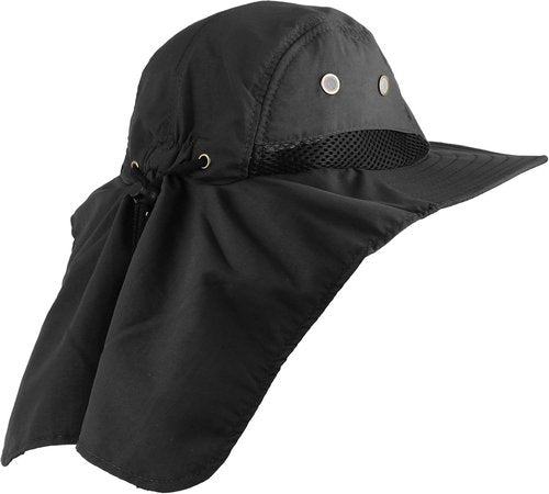 Falari Outdoor Sun Hat - Wide Brim with Neck Flap for Hiking, Gardening & Fishing | UV Protection