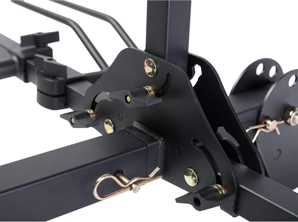 Young 4-Bike Rack - Hitch Mount Platform Carrier for Cars, Trucks & SUVs | 160 lbs Capacity