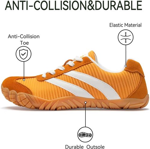 Barefoot Shoes | Women’s Casual Sneakers with Wide Toe Box - Zero Drop Minimalist Trail Running Shoes