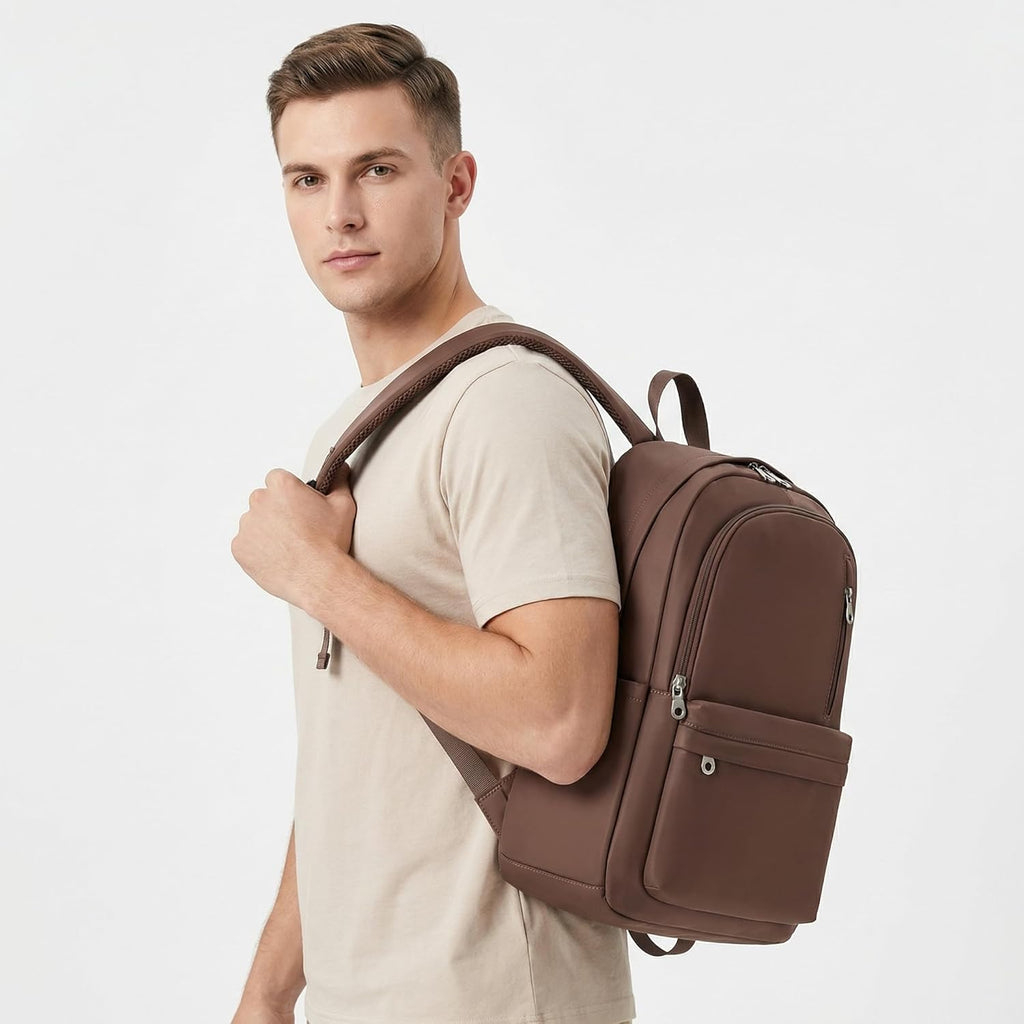 Skiennix Lightweight Nylon Backpack - Foldable Design, Large Capacity for School, Travel & Work