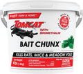 Tomcat Bromethalin Bait Chunx - Effective Rat and Mouse Control Blocks | 4 lbs for Agricultural Use