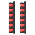 Axlksia Fishing Rod Holder Wall Mount, 1 Pair Fishing Pole Holders for Garage, Boats, 6 Fishing Rod Storage Racks