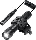 Feyachi Tactical Flashlight - 1200 Lumens Rifle Light with M-LOK Offset Mount & Pressure Switch | IP65 Waterproof, 200m Beam
