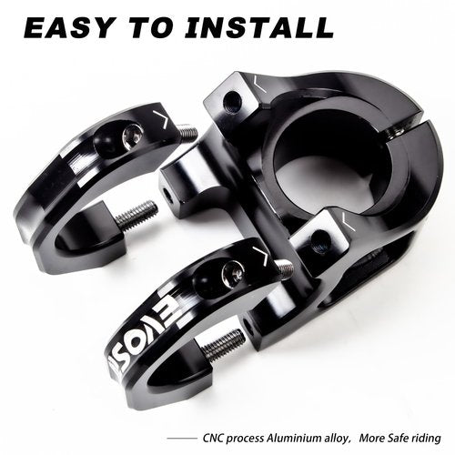 EVOSID Bike Stem 35mm Short MTB Handlebars Riser Ultra-Light CNC Aluminum Alloy 31.8 * 28.6mm for Mountain Bike Enduro Trail AM XC FR DH